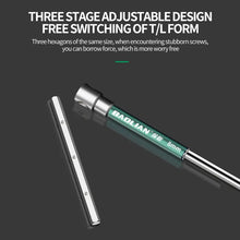 Load image into Gallery viewer, T/L 2.5/3/4/5/6/8/10mm Torx Screwdriver T Type Allen Hex Wrench Chrome Spanner T-shaped Hand Tool Extended T-Socket Wrench