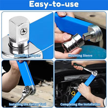 Load image into Gallery viewer, Tight Spaces Extension Tool 1/2 in. 1/4 in. 3/8 in. Auto Repair Tool Home Tool Set Professional Zero Offset Extension Wrench