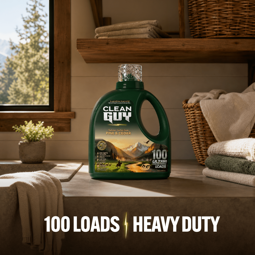Heavy Duty Premium Laundry Detergent (100 Loads) -  PINE & CEDAR