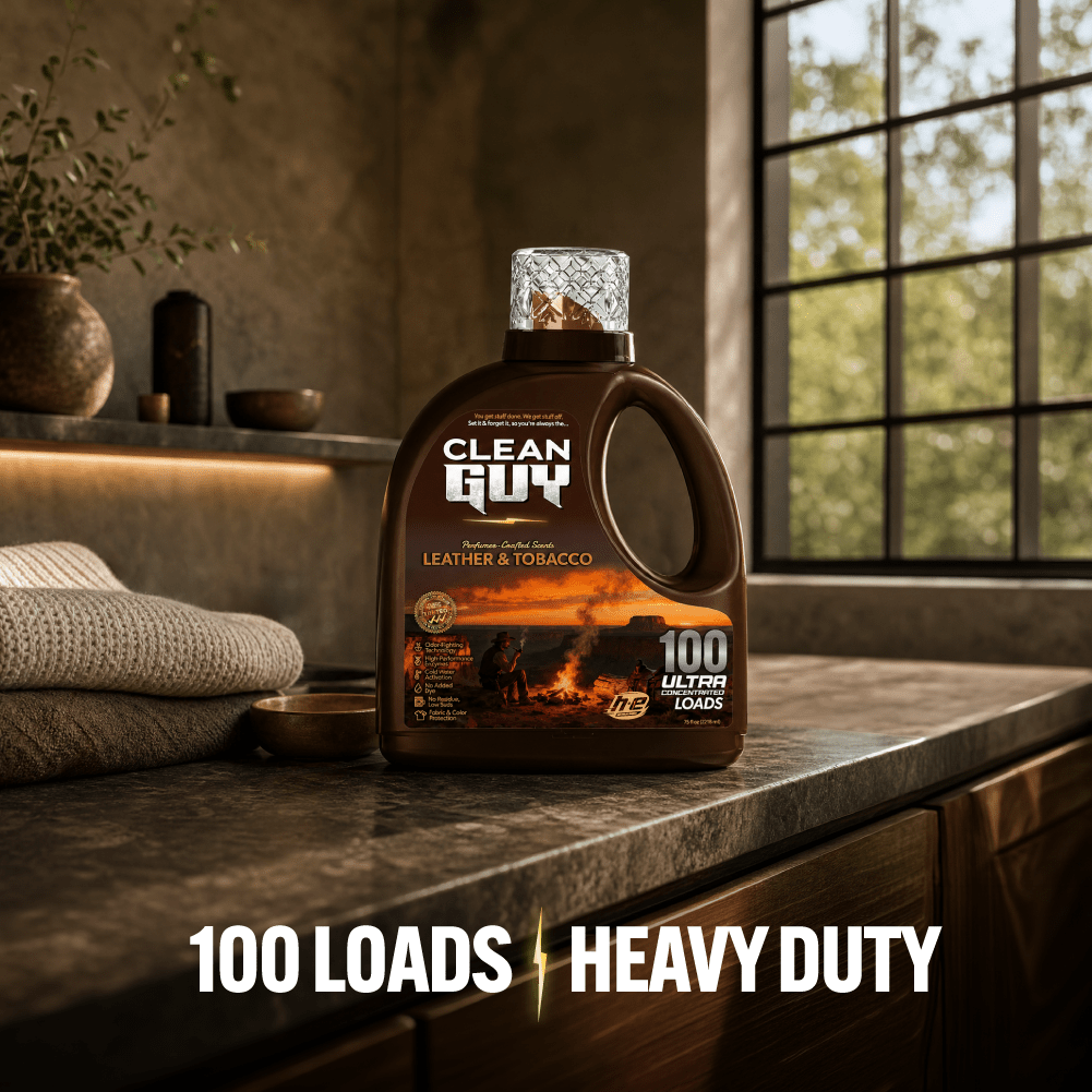 Heavy Duty Premium Laundry Detergent (100 Loads) -  LEATHER & TOBACCO