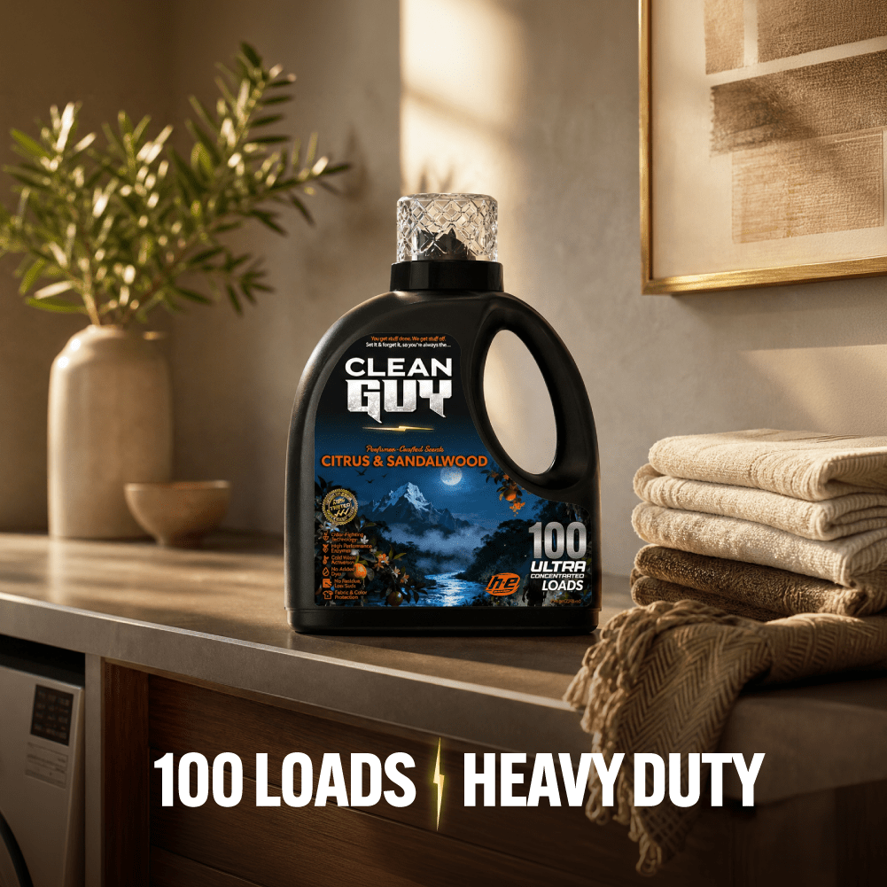 Heavy Duty Premium Laundry Detergent (100 Loads) -  CITRUS & SANDALWOOD