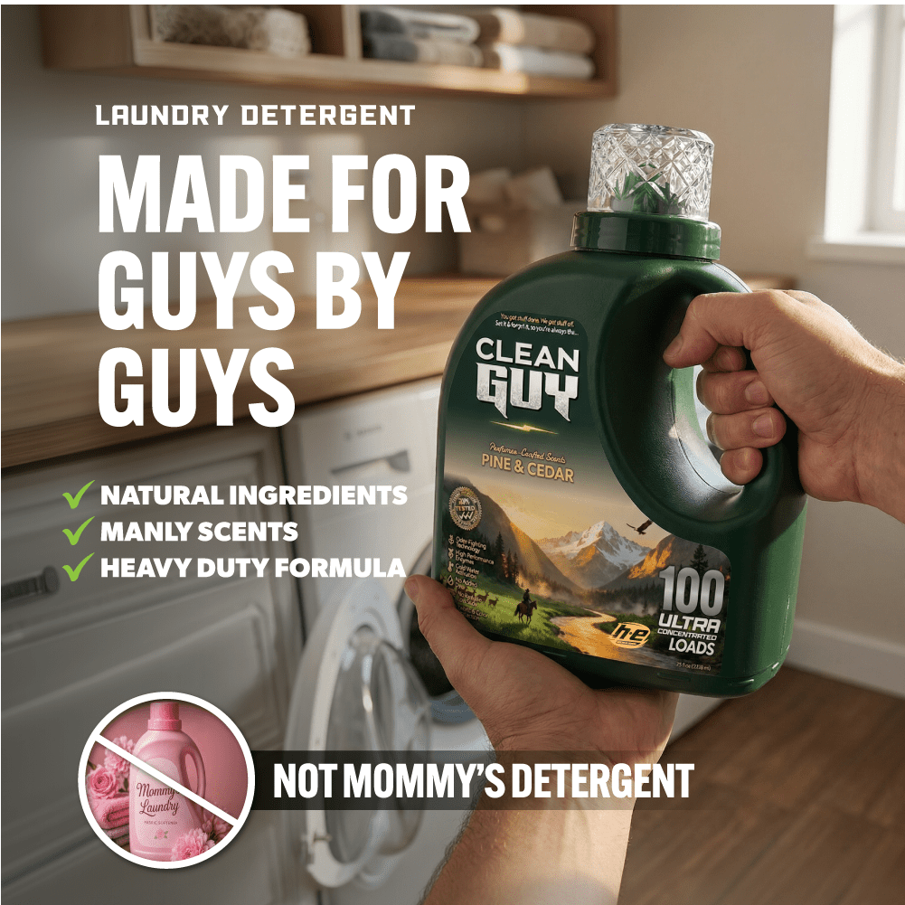 Heavy Duty Premium Laundry Detergent (100 Loads) -  PINE & CEDAR