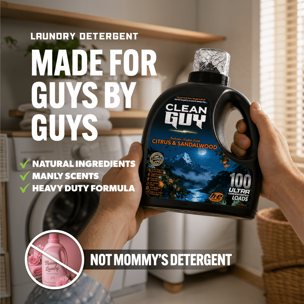 Heavy Duty Premium Laundry Detergent (100 Loads) -  CITRUS & SANDALWOOD