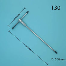 Load image into Gallery viewer, T-Shaped Torx Wrench Six-Flower Wrench CR-V High Hardness Alloy Steel Multi-Function Repair Tool Parts
