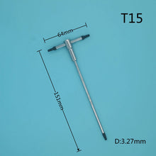 Load image into Gallery viewer, T-Shaped Torx Wrench Six-Flower Wrench CR-V High Hardness Alloy Steel Multi-Function Repair Tool Parts
